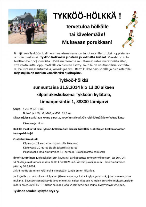 Tykköö-hölkkä 31.08.2014