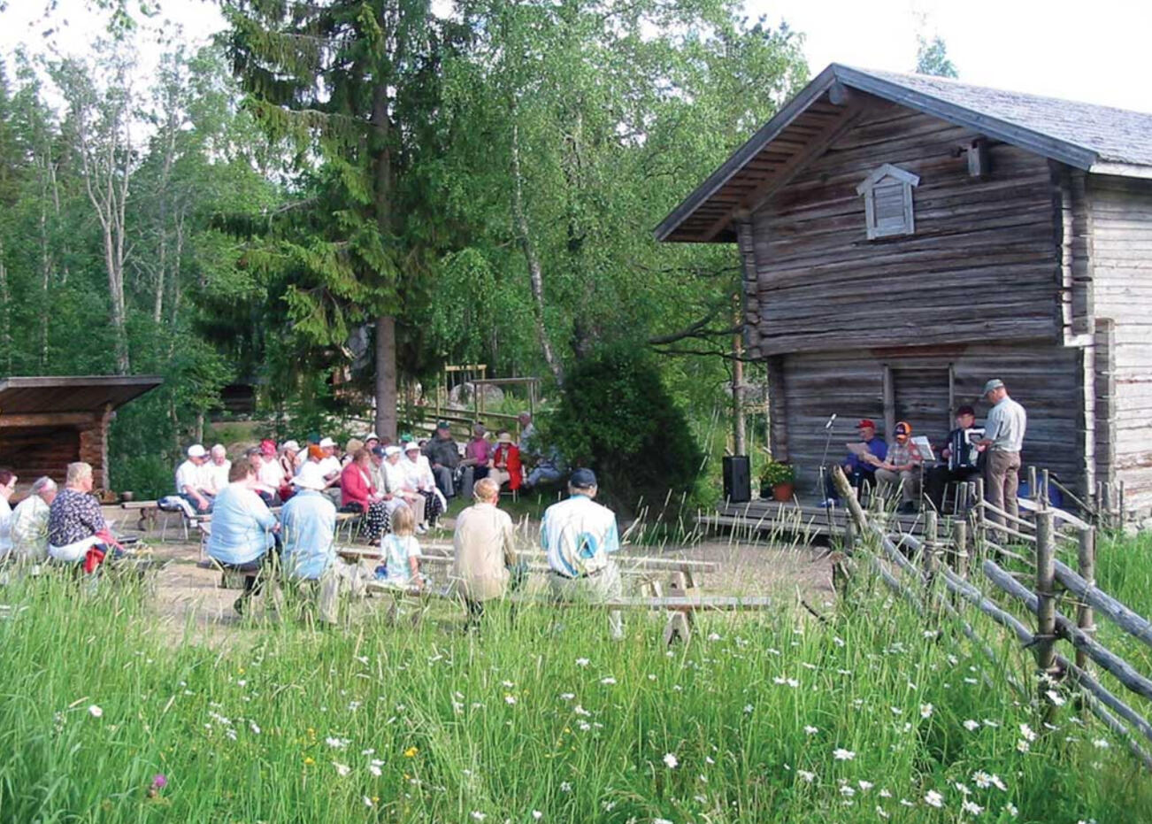 Musisointia pihamaalla